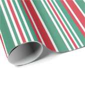 Fest Bright kühne Traditionelle Weihnachten Geschenkpapier (Rolleneckpunkt)