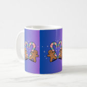 Fest Candy Cane & Gingerbrot Urlaub Kaffeetasse (Vorderseite Links)