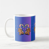 Fest Candy Cane & Gingerbrot Urlaub Kaffeetasse (Links)