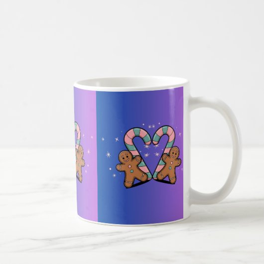 Fest Candy Cane & Gingerbrot Urlaub Kaffeetasse (Rechts)