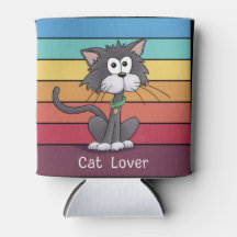 Fest Cat Lover Can Cooler