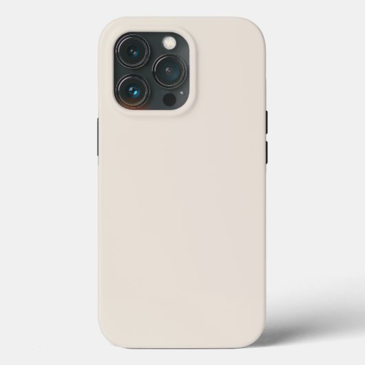 Fest-Creme-Elfenbein Case-Mate iPhone Hülle (Rückseite)