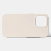 Fest-Creme-Elfenbein Case-Mate iPhone Hülle (Rückseite (Horizontal))