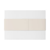 Fest-Creme-Elfenbein Einladungsbanderole (Rückseitenbeispiel)