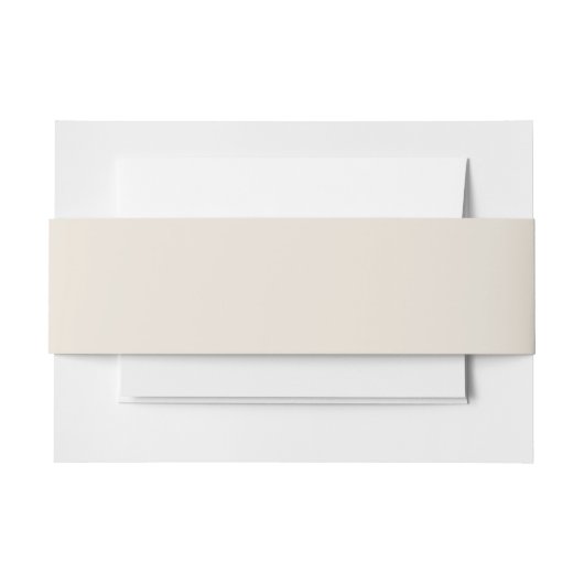 Fest-Creme-Elfenbein Einladungsbanderole (Vorderseite Beispiel)