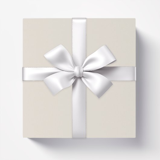 Fest-Creme-Elfenbein Geschenkpapier