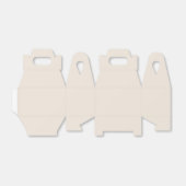 Fest-Creme-Elfenbein Geschenkschachtel (Ungefaltet)