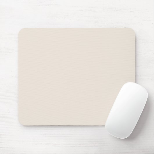 Fest-Creme-Elfenbein Mousepad (Mit Mouse)