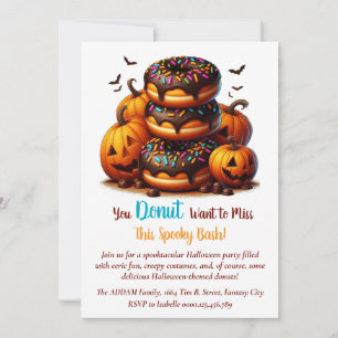 Fest der Angst: Gruselige Halloween-Dinnerparty Einladung