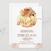 Fest der Blumenzucht Einladung (Vorne/Hinten)