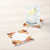 Fest der Farben: Kranzernte Rechteckiger Pappuntersetzer (Vor Ort)