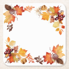 Fest der Farben: Kranzernte Rechteckiger Pappuntersetzer