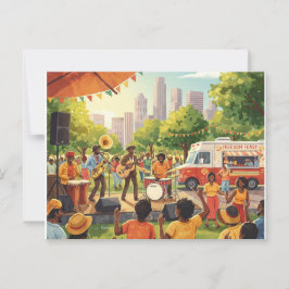 "Fest der Freiheit" im 19. Postkarte