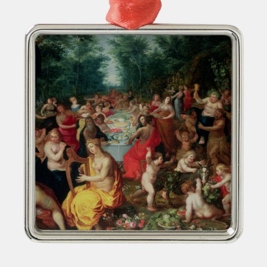 Fest der Götter Ornament Aus Metall (Vorne)