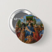 Fest der Rose Garlands, 1506 (Holzöl) Button (Vorne & Hinten)