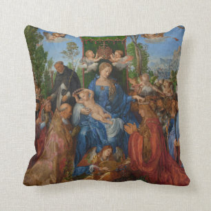 Fest der Rose Garlands, 1506 (Holzöl) Kissen