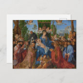 Fest der Rose Garlands, 1506 (Holzöl) Postkarte (Vorne/Hinten)