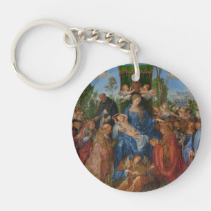 Fest der Rose Garlands, 1506 (Holzöl) Schlüsselanhänger