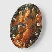 Fest der Rose Garlands Engel von Albrecht Durer Große Wanduhr (Winkel)