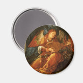 Fest der Rose Garlands Engel von Albrecht Durer Magnet (Vorderseite/Rückseite)