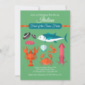 Fest der sieben Fische Einladung (Vorderseite)