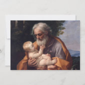 Fest des hl. Joseph-katholischen Gedenkens Gebet Karte (Rückseite)