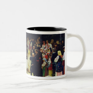 Fest des Transfiguration unseres Lords Zweifarbige Tasse