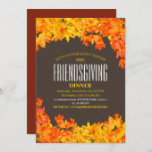 Fest Erntedank im Gastgeber Herbst Einladung (Vorne/Hinten)