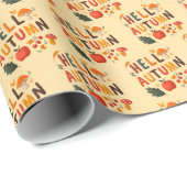 Fest-Fall-Erntedank-Umschlagpapier Geschenkpapier (Rolleneckpunkt)