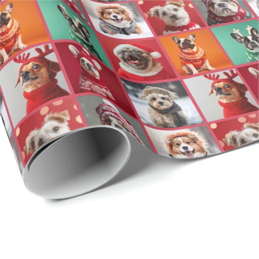 Fest Frenchie and Friends Wrapping Paper Roll Geschenkpapier (Rolleneckpunkt)