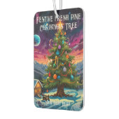 Fest frischer Kiefernduft Weihnachtsbaum Autolufterfrischer (Links)