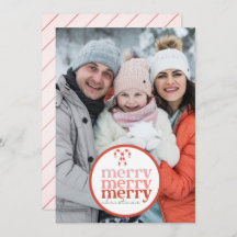 Fest Frohe Weihnachts Candy Cane Red Green Foto