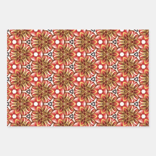 Fest Frolic Christmas Wrapping Paper Set Geschenkpapier Set (Vorderseite 2)