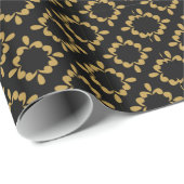 Fest geblümtes Vintages Blumenpapier Geschenkpapier (Rolleneckpunkt)