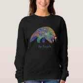 Fest gefeiertes Pangolin - gefährdete Tierrechte - Sweatshirt (Vorderseite)