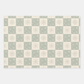 Fest gefeiertes Weihnachtswrapping Paper Geschenkpapier Set (Vorderseite 2)