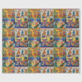 Fest gefrorenes Papier für Katzen 1 Geschenkpapier (Flach)