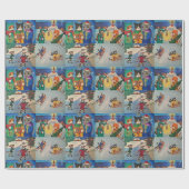 Fest gefrorenes Papier für Katzen 4 Geschenkpapier (Flach)