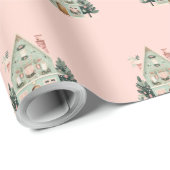 Fest-Häuser-Umschlagpapier Geschenkpapier (Rolleneckpunkt)