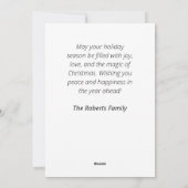 Fest Hirsche mit Rotem Scarf Weihnachten (Rückseite)