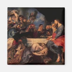 Fest im Haus von Simon dem Pharisee, c.1620 Magnet