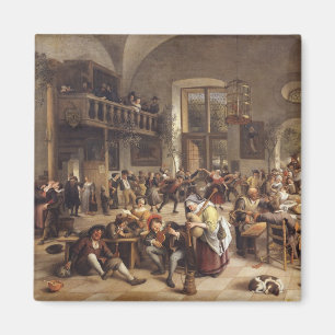 Fest in einem Gasthaus Magnet
