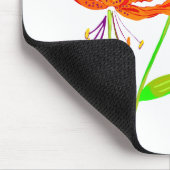 Fest in einer Knospe Mousepad (Ecke)