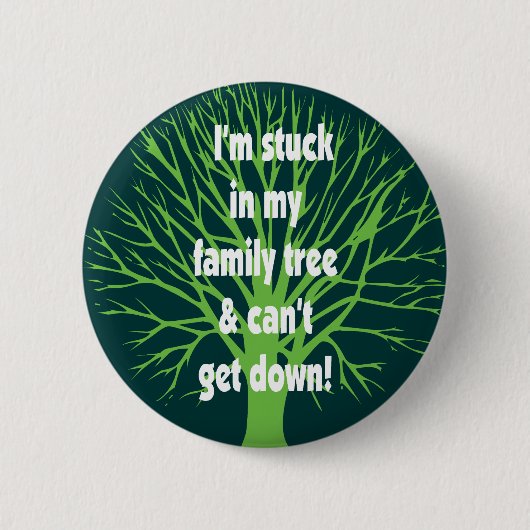 Fest in meinem Stammbaum Button (Vorderseite)