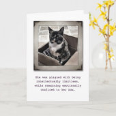 Fest Karte (Gelbe Blume)