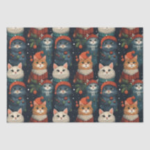 Fest Katzen Urlaubspapier