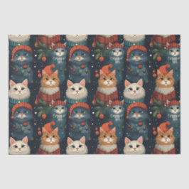 Fest Katzen Urlaubspapier Seidenpapier