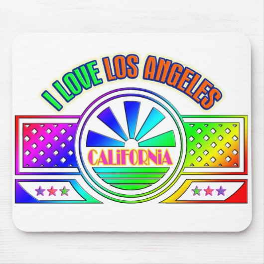 "Fest Los Angeles" Mouth Pad Mousepad (Vorne)