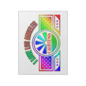 "Fest Los Angeles" Notepad Notizblock (Rotiert)
