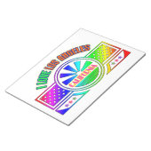 "Fest Los Angeles" Notepad Notizblock (angewinkelt)